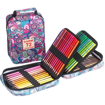 Художественный набор цветных карандашей KALOUR 72 COLORS в дизайнерском кейсе