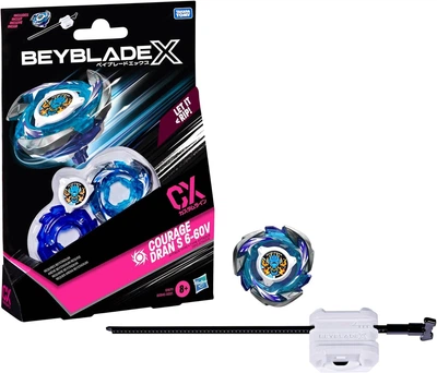 Бейблейд c пусковым устройством Hasbro Beyblade X Courage Dran S 6-60V CX Starter Pack G1677