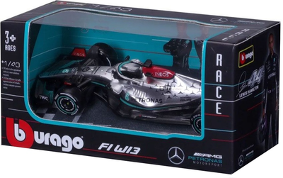 Металева модель автомобіля Bburago F1 Mercedes W13 E Performance 63 Russel 1:43 BB-18-38065-63 (4893993014729)