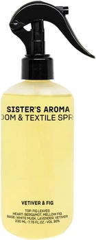 Спрей для кімнати та текстилю SISTERS AROMA Ветивер та інжир 230 мл (4820227785988)