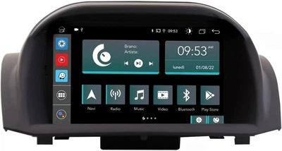 Штатная автомагнитола JFSOUND JF-137FF-X9C для Ford Fiesta 2013-16/7" / Сенсорная / 4/64Гб / Android / Apple CarPlay / Android Auto / Bluetooth / WI-FI / GPS / USB / DAB+ Б/В