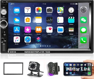 Автомагнитола CAMECHO / 7" / Сенсорная / Bluetooth / FM / USB / AUX / TF slot / 2DIN Б/В