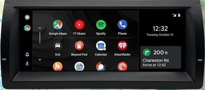 Штатная автомагнитола AASINUOZTEC для BMW E39 / 10.25" / Сенсорная / 2/16Гб / Android 10 / Apple CarPlay / Android Auto / Bluetooth / WI-FI / GPS / USB Б/В