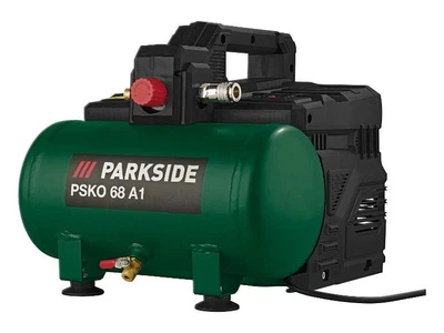 Бесшумный, безмасляный компрессор Parkside PSKO 68 A1, 550 Вт, переносной