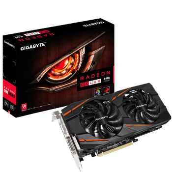 Відеокарта AMD Radeon RX 480 8GB Gigabyte Windforce rev 1.0 (GV-RX480WF2-8GD rev 1.0) Б/В