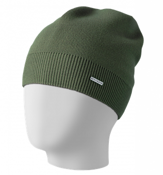 Шапка-ковпак із напіввовни HOLIDAY One Size (56-60) Хакі