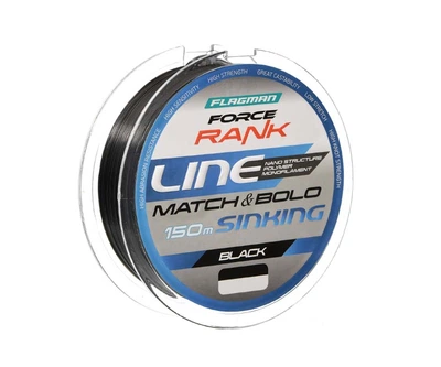 Леска Flagman Force Rank Bolo/Match Main Line Black 150м 0.20мм (FRBML15020)