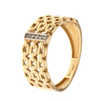Кольцо Diamant К3650 (523927) 17.0