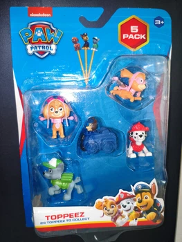 Топперы Nickelodeon Щенячий патруль - Скай, Чэйз, Рокки, Маршал - Toppers Toppeez