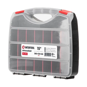 Органайзер Intertool 15" 380х310х60мм (BX-4002)
