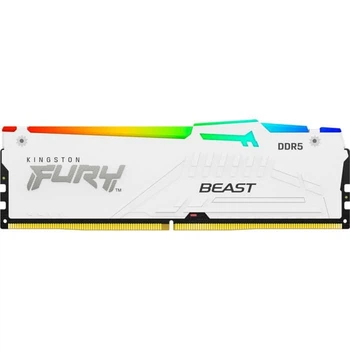 Модуль памяти Kingston Fury DDR5 16GB 5200MHz Beast White RGB EXPO (KF552C36BWEA-16)