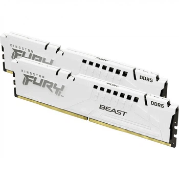Модуль пам'яті Kingston Fury DDR5 64GB (2x32) 5600MHz Beast White EXPO (KF556C36BWEK2-64)