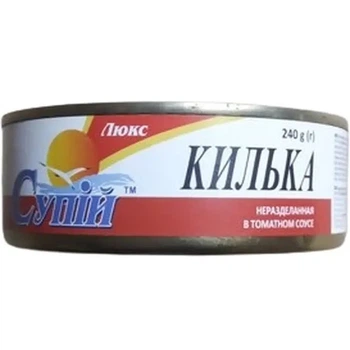 Кілька Супій нерозібрана в томатному соусі 240 г
