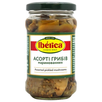Гриби асорті мариновані Iberica 300 г
