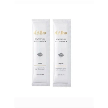 Зволожувальна нічна маска з екстрактом білого трюфеля D'ALBA Vegan Sleeping Pack Kit 2 шт (8809676153575)