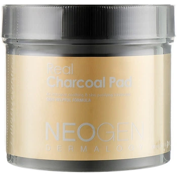 Очищающие пилинг-диски с углем Neogen Dermalogy Real Charcoal Pad 60 шт (8809381449994)