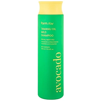 Шампунь для волос с маслом тамана и авокадо Farmstay Tamanu Oil Mild Shampoo Avocado 300 мл (8809035142509)