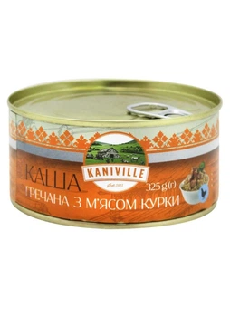 Каша гречана з м'ясом курки Kaniville 325 г