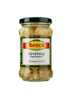 Гриби печериці мариновані цілі Iberica 314 мл