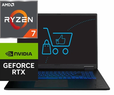 Ноутбук (2025) игровой Gigabyte GAMING A18 Ryzen 7 260/ 24GB / 512GB/ RTX5050 / 18" 165Hz