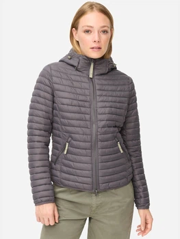 Куртка демисезонная короткая с капюшоном женская Camel Active Blouson 330930-6E50-25 36 Серая (4063366103736)
