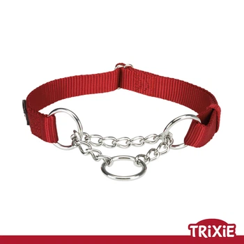 Нашийник-зашморг для собак Trixie 202803 "Premium", M-L: 35-50см/20мм, червоний (TX-202803) 4011905202839