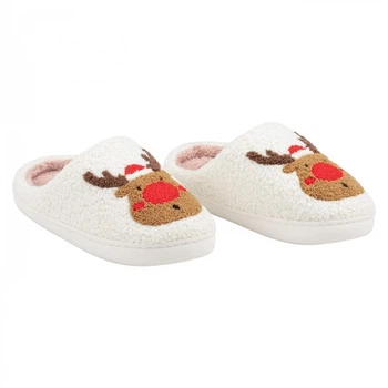 Тапочки домашние новогодние Ardesto Christmas 36/37 размер 26 см (ART2536DW)