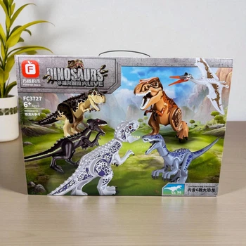 Большой детский конструктор динозавры jurassic world 3727, Конструктор для мальчиков парк юрского периода