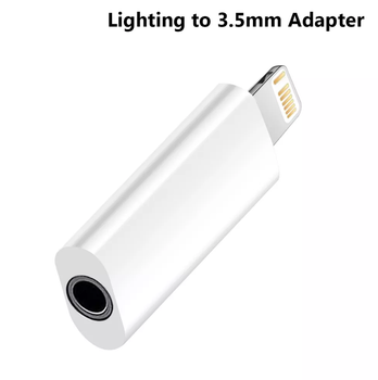 Переходник для наушников Lightning - 3.5 мм AUX, аудио адаптер Lightning to mini jack 3.5mm для iPhone
