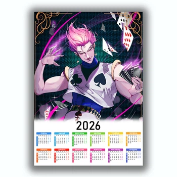 Календарь настенный аниме Хисока Мороу Hunter × Hunter 42х29 см (data_0013)