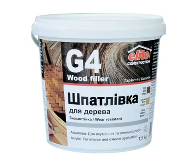 Шпаклевка для дерева "Дивоцвет" G4 дуб 1,5 кг
