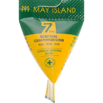 Скраб с кислотами для лица May Island Secret Pore Clear Powder Scrub 5 мл