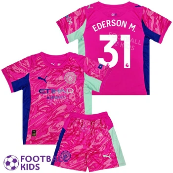 Форма воротарська EDERSON M. 31 Манчестер Сіті 2026 Goalkeeper Pink 135-145 см (set44581-131422-4)