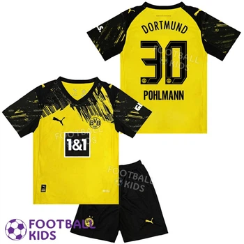 Детская футбольная форма POHLMANN 30 Боруссия Дортмунд 2025-2026 Home 155-165 см (set4405-130995-4)