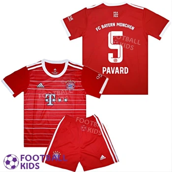 Детская футбольная форма PAVARD 5 Бавария Мюнхен 2022-2023 Home 155-165 см (set3290-132592-4)