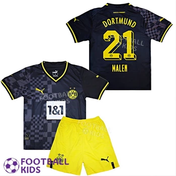 Дитяча футбольна форма MALEN 21 Боруссія Дортмунд 2023 away 125-135 см (set3313-119618-4)