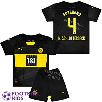 Дитяча футбольна форма N. SCHLOTTERBECK 4 Боруссія Дортмунд 2024-2025 Away 125-135 см (set3642-128078-4)