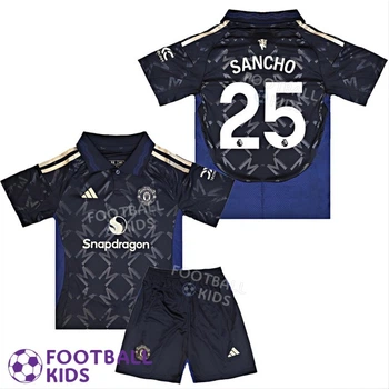 Дитяча футбольна форма SANCHO 25 Манчестер Юнайтед 2024-2025 Away 135-145 см (set36061-127962-4)
