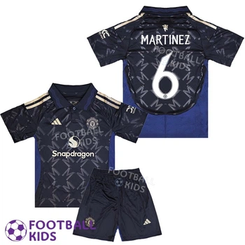 Детская футбольная форма MARTINEZ 6 Манчестер Юнайтед 2025 Away 145-155 см (set3606-127936-4)