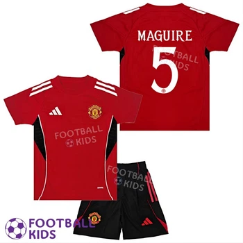 Дитяча футбольна форма MAGUIRE 5 Манчестер Юнайтед 2025-2026 Training Red 145-155 см (set4420-129051-4)