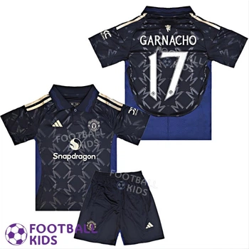 Детская футбольная форма GARNACHO 17 Манчестер Юнайтед 2025 Away 135-145 см (set3606-127953-4)