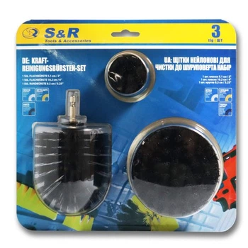Набір нейлонових щіток S&R чорних 3 шт(139006301)