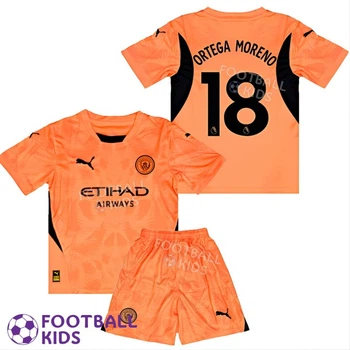 Форма воротарська ORTEGA MORENO 18 Манчестер Сіті 2025 Goalkeeper Orange 155-165 см (set39151-128286-4)