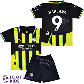 Дитяча футбольна форма HAALAND 9 Манчестер Сіті 2025 Away 135-145 см (set36011-125301-4)