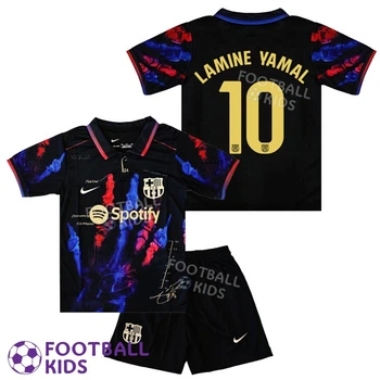 Дитяча футбольна форма LAMINE YAMAL 10 Барселона 2026 Home Black 115-125 см (set4438-130183-4)