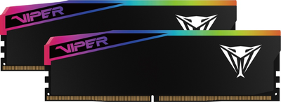 Pamięć RAM Patriot DDR5-6000 98304MB PC5-48000 (Kit of 2x49152) Viper Elite 5 RGB Ultra Black (VEUR596G6028K)
