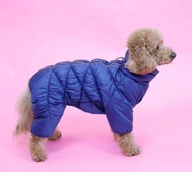 Зимний комбинезон для собак Dogs Bomba Comfort NEW синий R-69 8р
