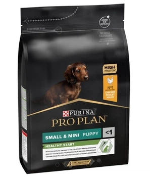 Сухий корм для цуценят та молодих собак дрібних порід Purina Pro Plan Puppy Small & Mini Healthy Start з куркою 3 кг