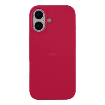 Чохол Silicone Case Full Size (AA) для iPhone 17 Колір 37.Rose Red