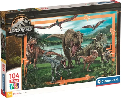 Пазл Clementoni Jurassic World серия MAXI 104 элемента (23770) (8005125237708)